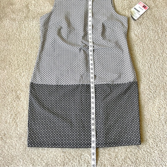 NWT Vintage TALK OF THE WALK Sleeveless Contrast Shift Day Dress—SZ. Medium - Picture 13 of 15